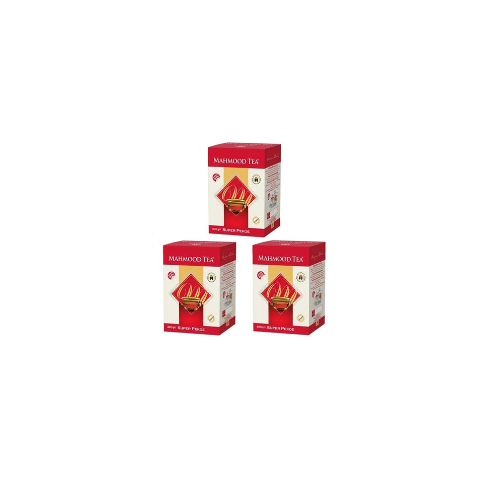 Mahmood Tea Ithal %100 Saf Seylan Pekoe Dokme tea 400 g X 3 pieces - MALLTURK