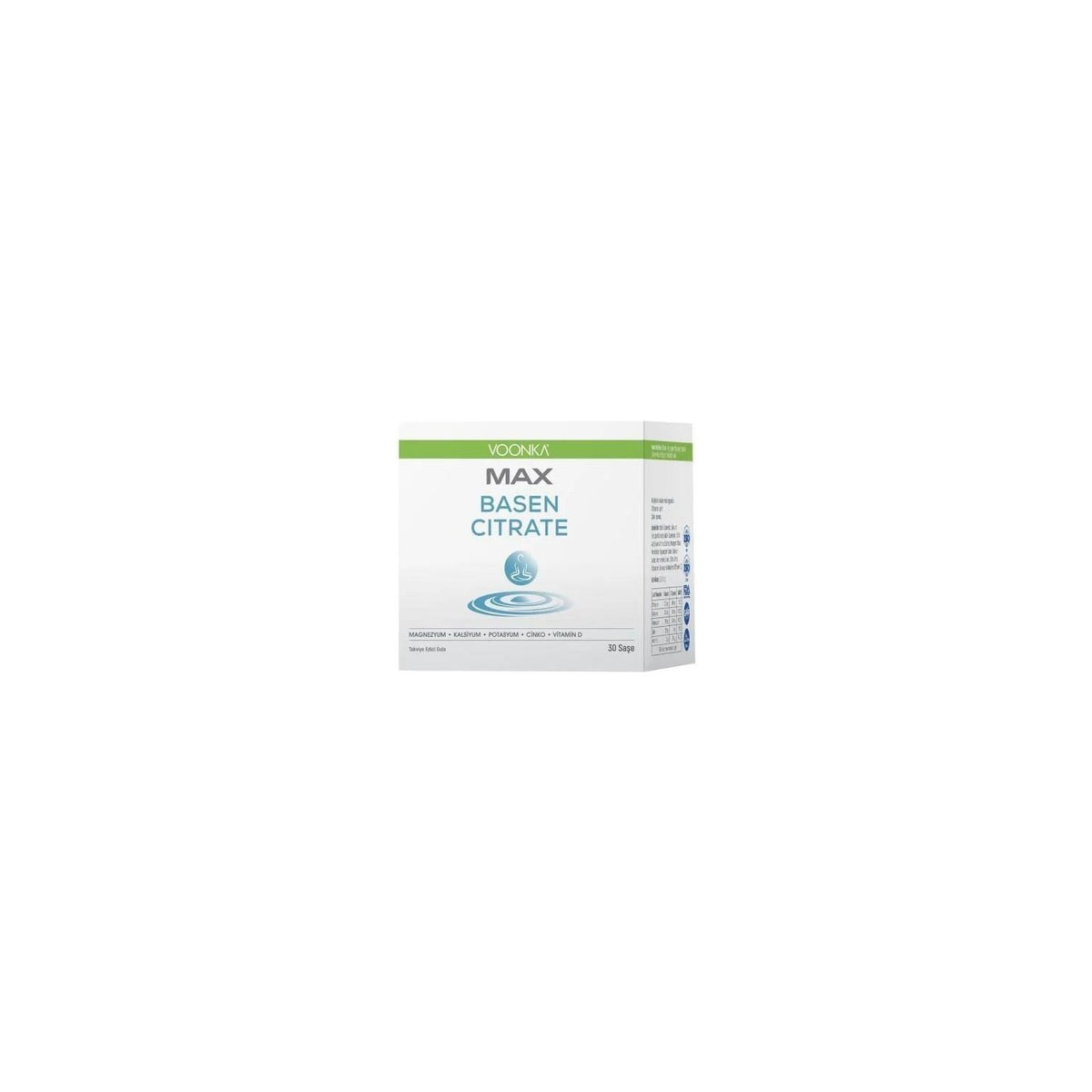 Voonka Max Basen Citrate 30 Sachets - MALLTURK