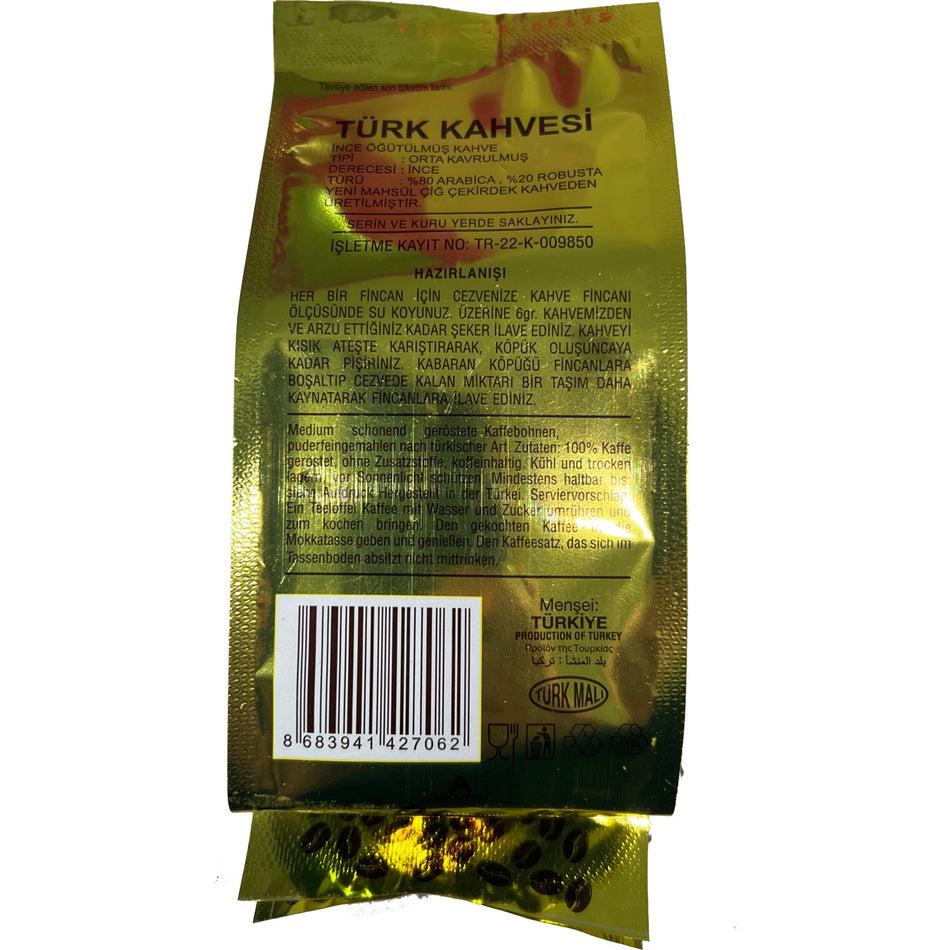 Thessaloniki Coffee House - Eight Blend Komotini Greek Coffee 200 gr - MALLTURK