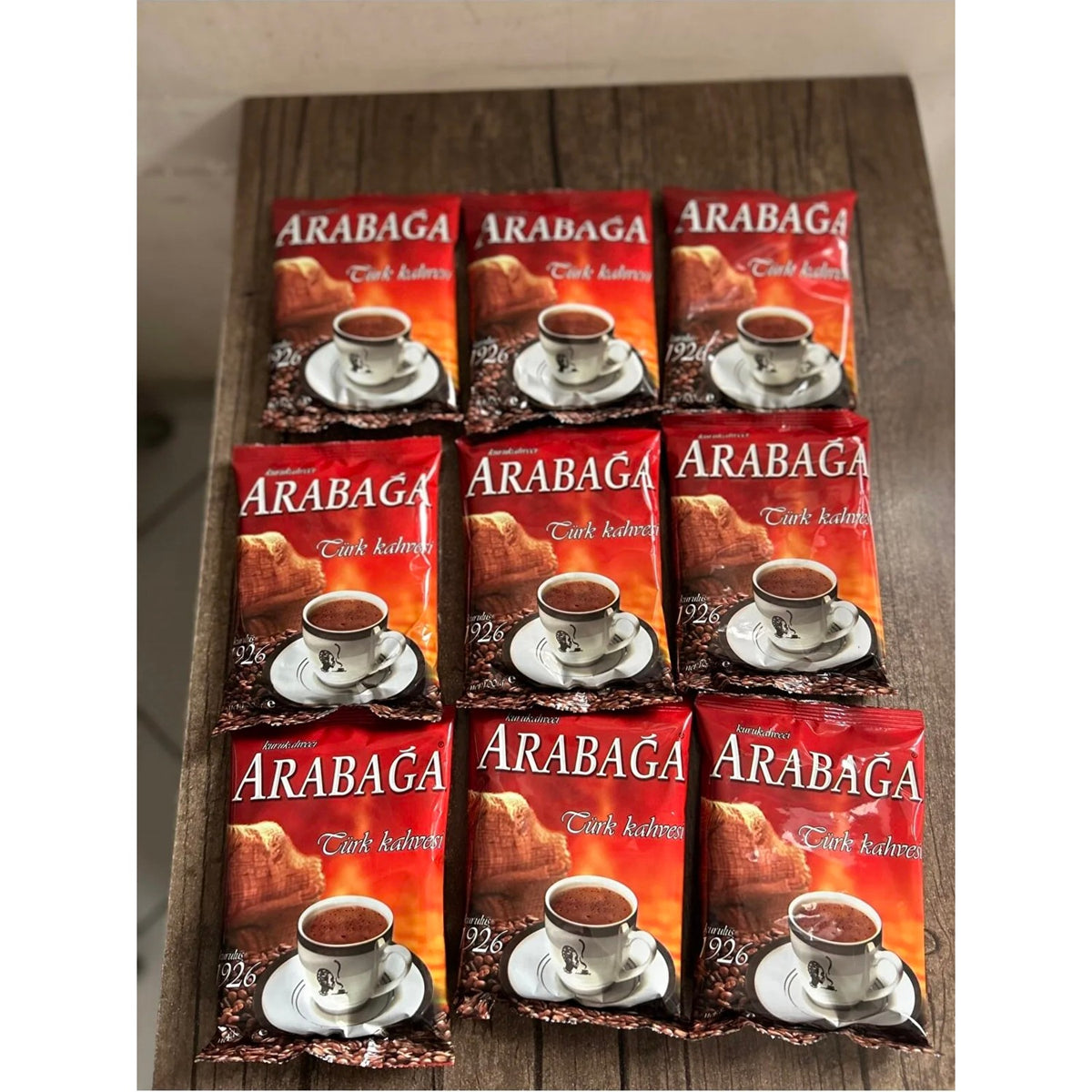 Arabaga Turkish Coffee 100 gr 9 Packs - MALLTURK