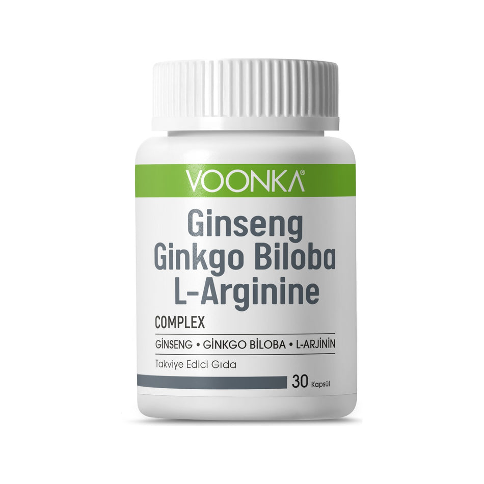 Voonka Ginseng Ginkgo Biloba L-Arginine