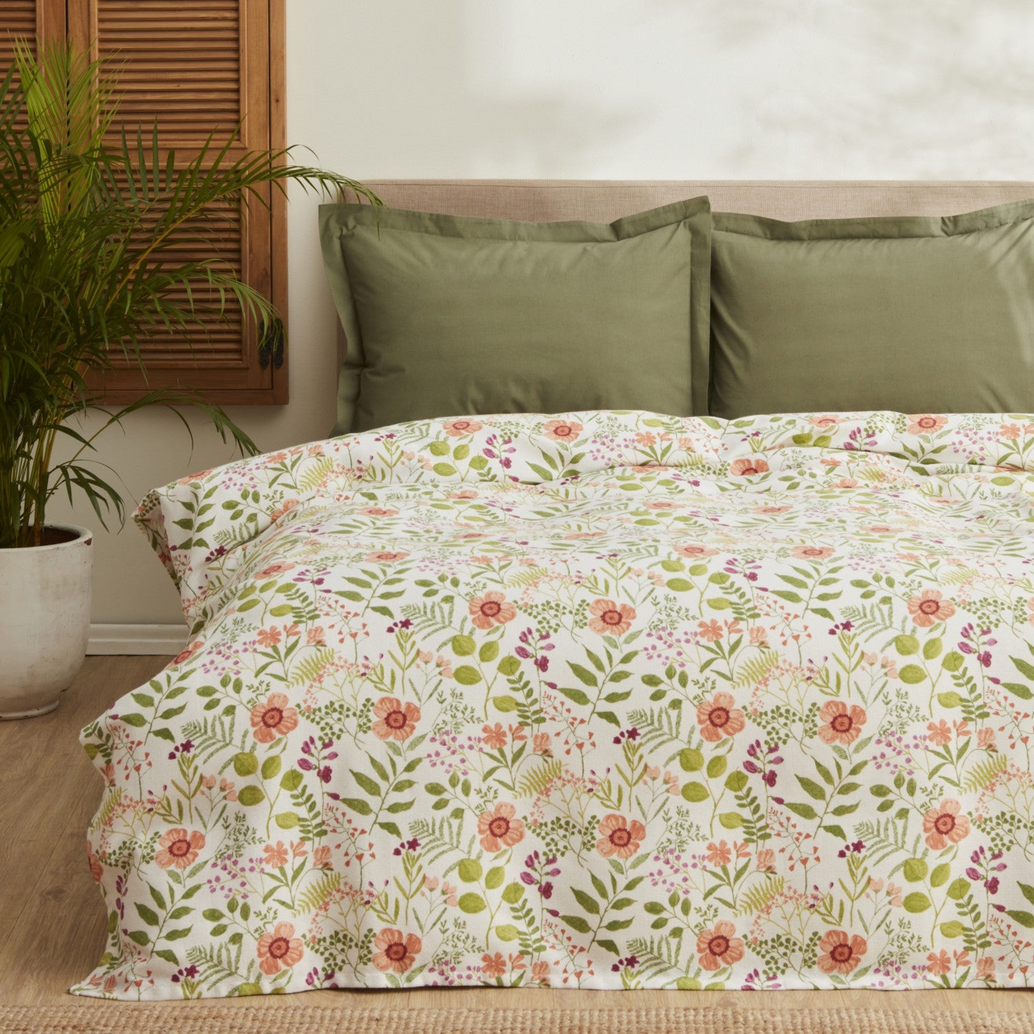 Karaca Home Ellie Single Quilted Blanket Green - MALLTURK