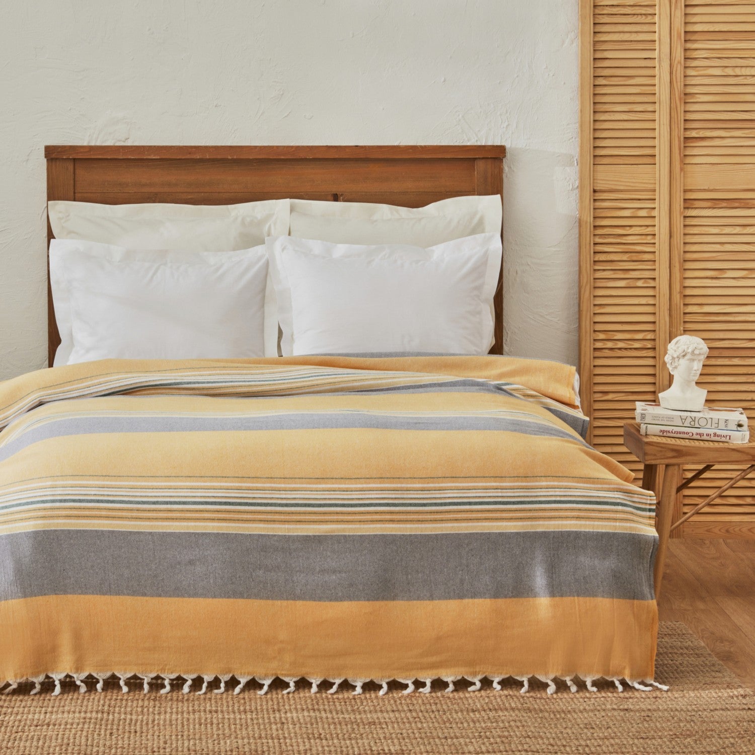 Karaca Home Salerno Double Bedspread Yellow - MALLTURK