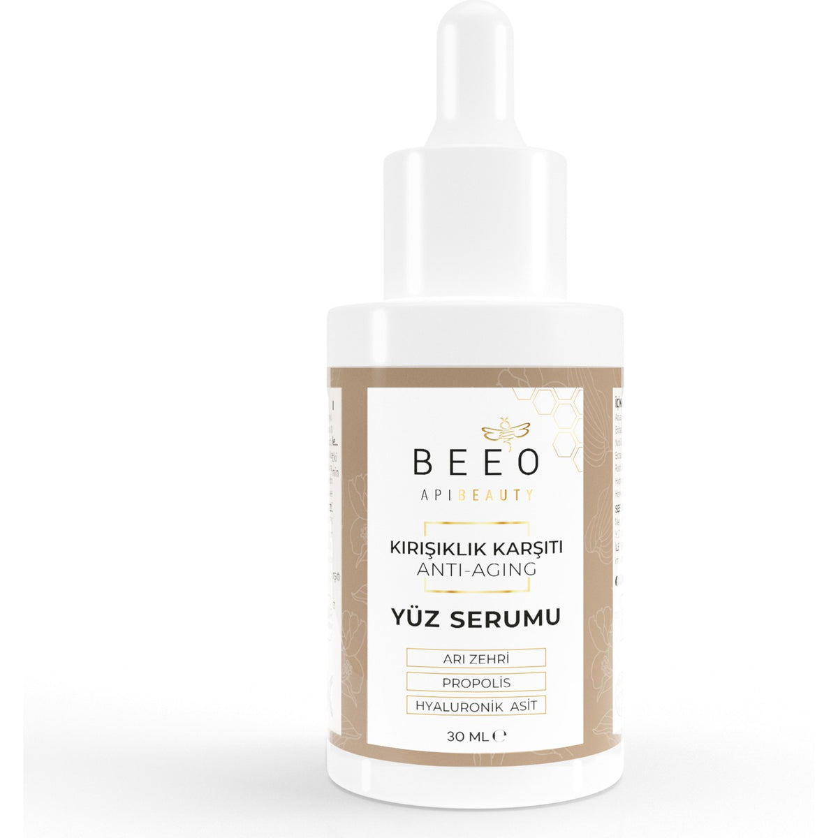 BEE'O Apibeauty With Bee Venom With Propolis Anti-Aging Face Care Serum 30 ml - MALLTURK