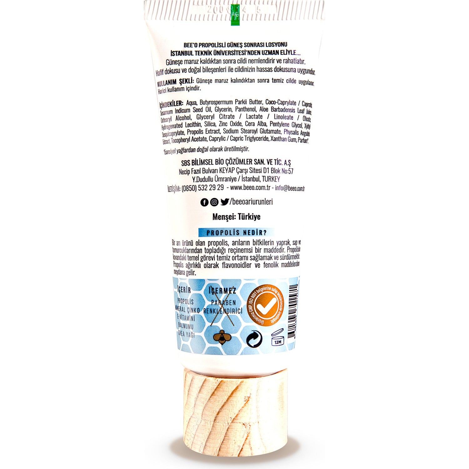 BEE'O Apicare With Propolis After-Sun Cream - MALLTURK