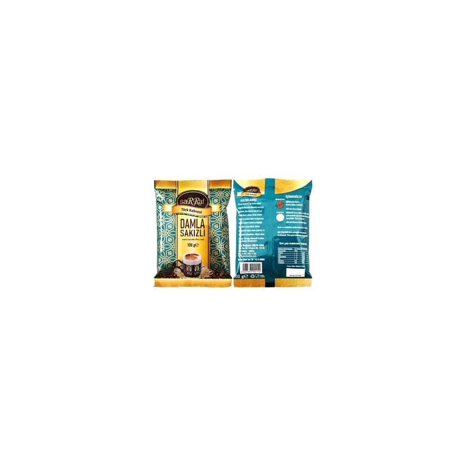 Sarraf Mastic Turkish Coffee 100 g | 1 Pack - MALLTURK