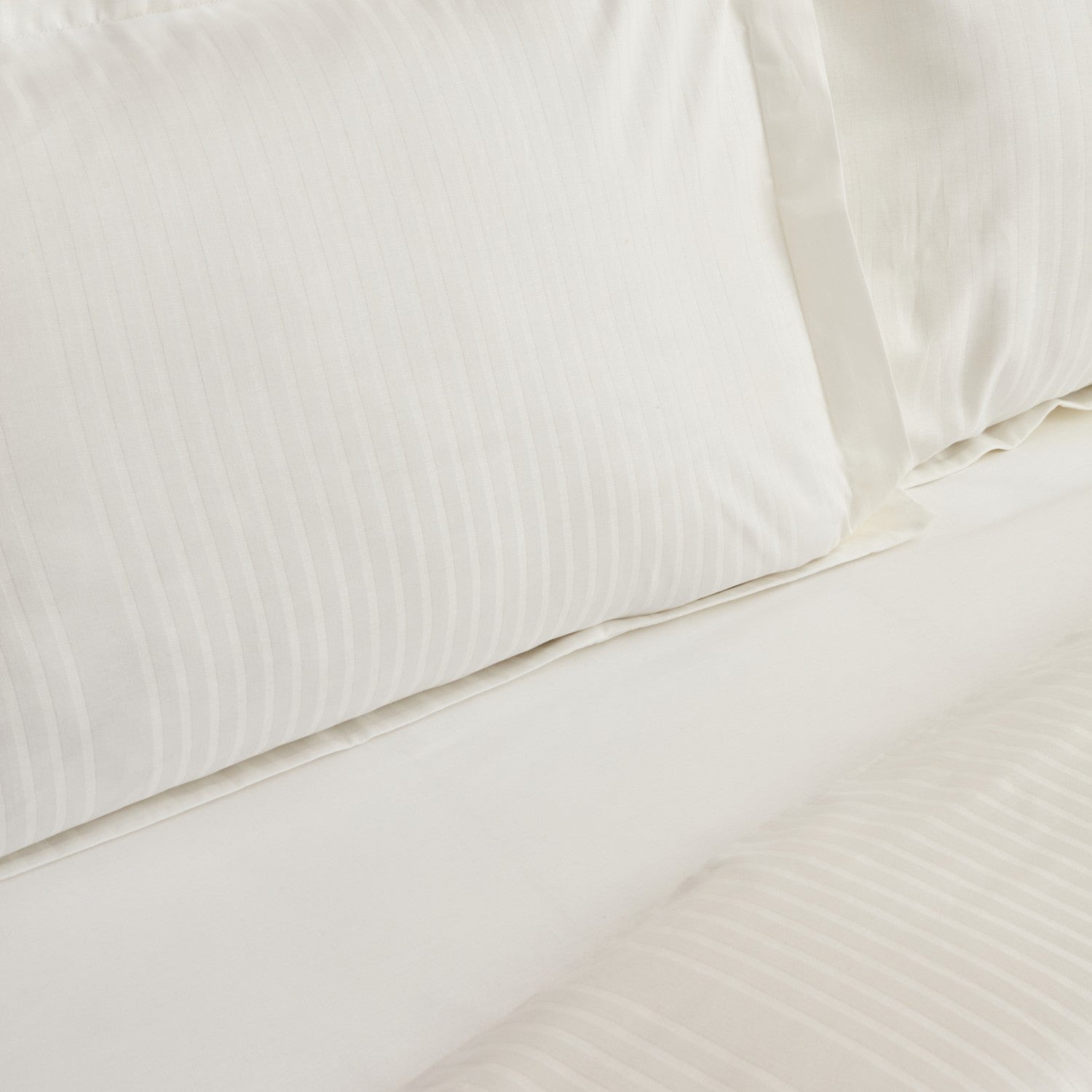 Karaca Home Uniq %100 Cotton Sateen Double Duvet Cover Set White - MALLTURK