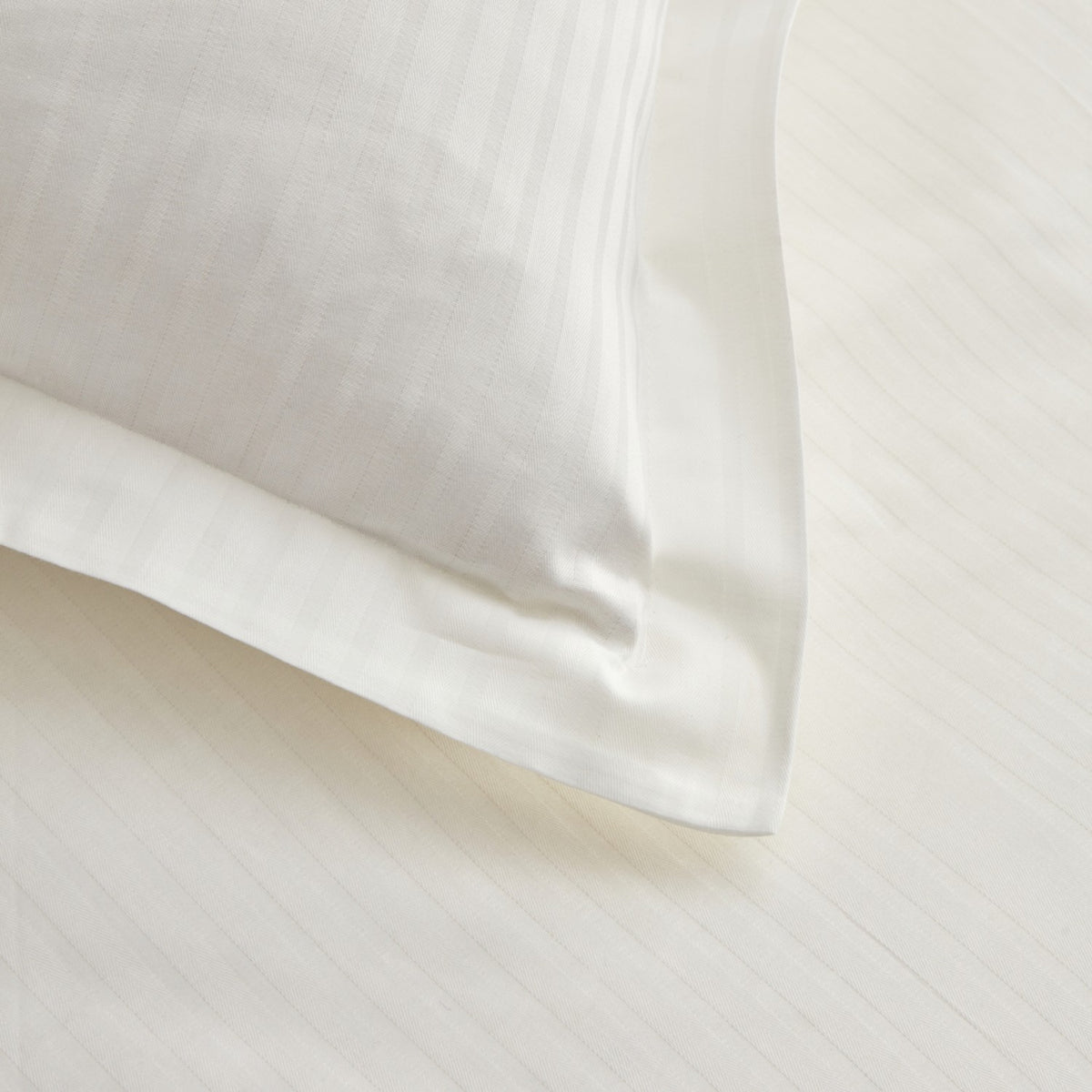 Karaca Home Uniq %100 Cotton Sateen Double Duvet Cover Set White - MALLTURK
