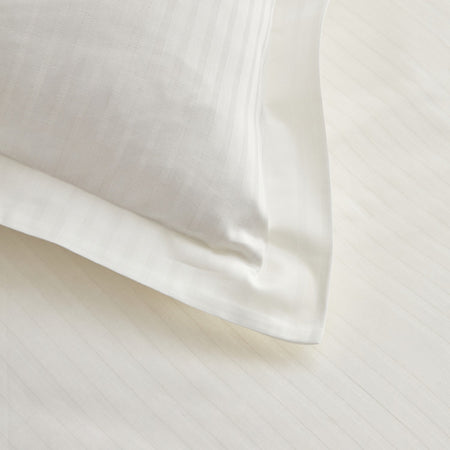 Karaca Home Uniq %100 Cotton Sateen Double Duvet Cover Set White - MALLTURK