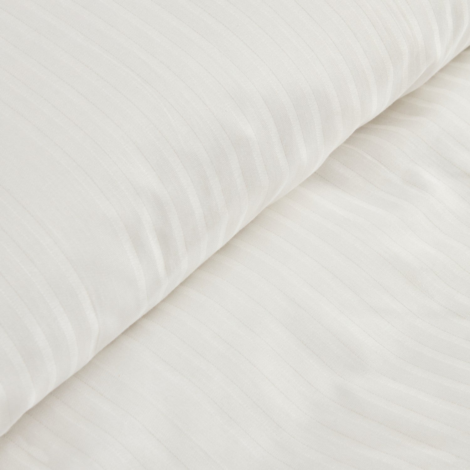 Karaca Home Uniq %100 Cotton Sateen Double Duvet Cover Set White - MALLTURK