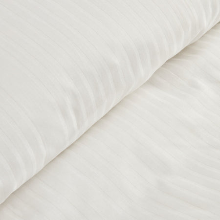 Karaca Home Uniq %100 Cotton Sateen Double Duvet Cover Set White - MALLTURK