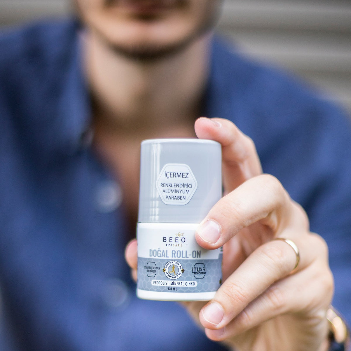 BEE'O With Propolis Organic Roll-On Deo Men - MALLTURK