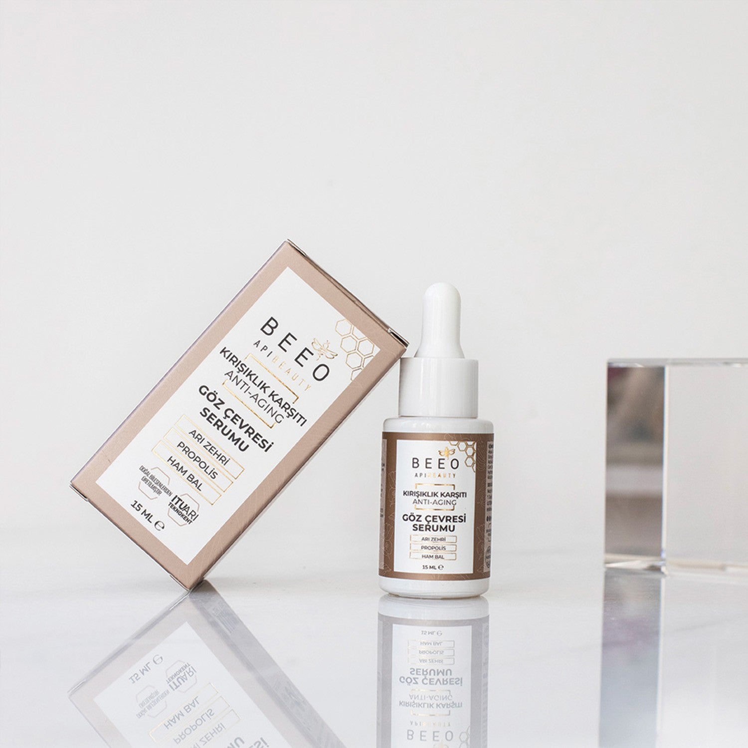 BEE'O Apibeauty With Propolis Anti-Aging Eye Contour Care Serum 15 ml Anti-Wrinkle