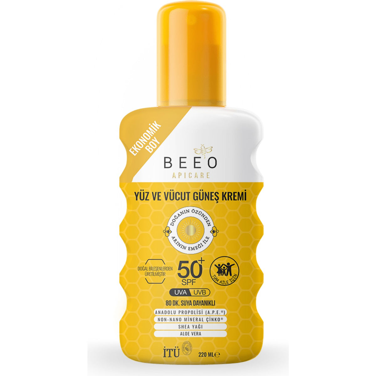 BEE'O Apicare With Propolis Organic Face and Body Sunscreen - MALLTURK