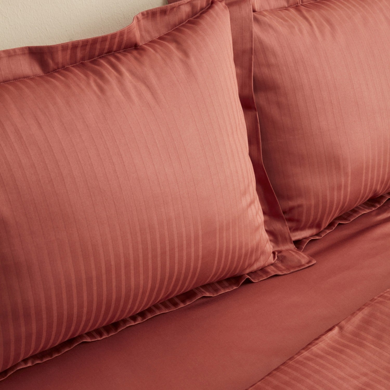 Karaca Home Uniq %100 Cotton Double Sateen Duvet Cover Set Terracota - MALLTURK