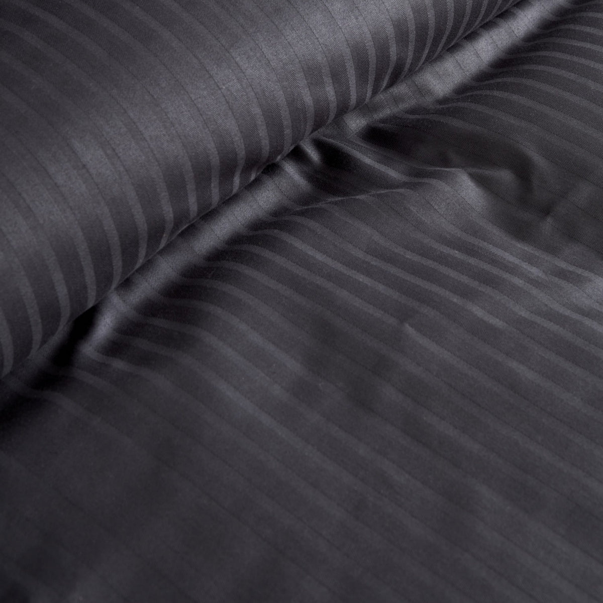 Karaca Home Uniq %100 Cotton Sateen Double Duvet Cover Set Anthracite - MALLTURK