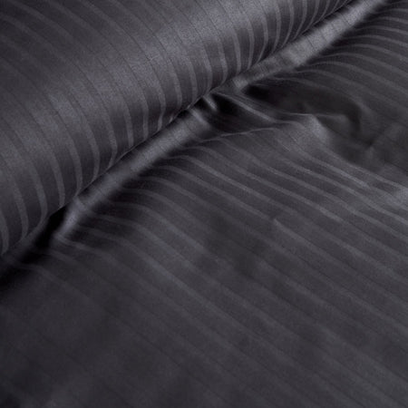 Karaca Home Uniq %100 Cotton Sateen Double Duvet Cover Set Anthracite - MALLTURK