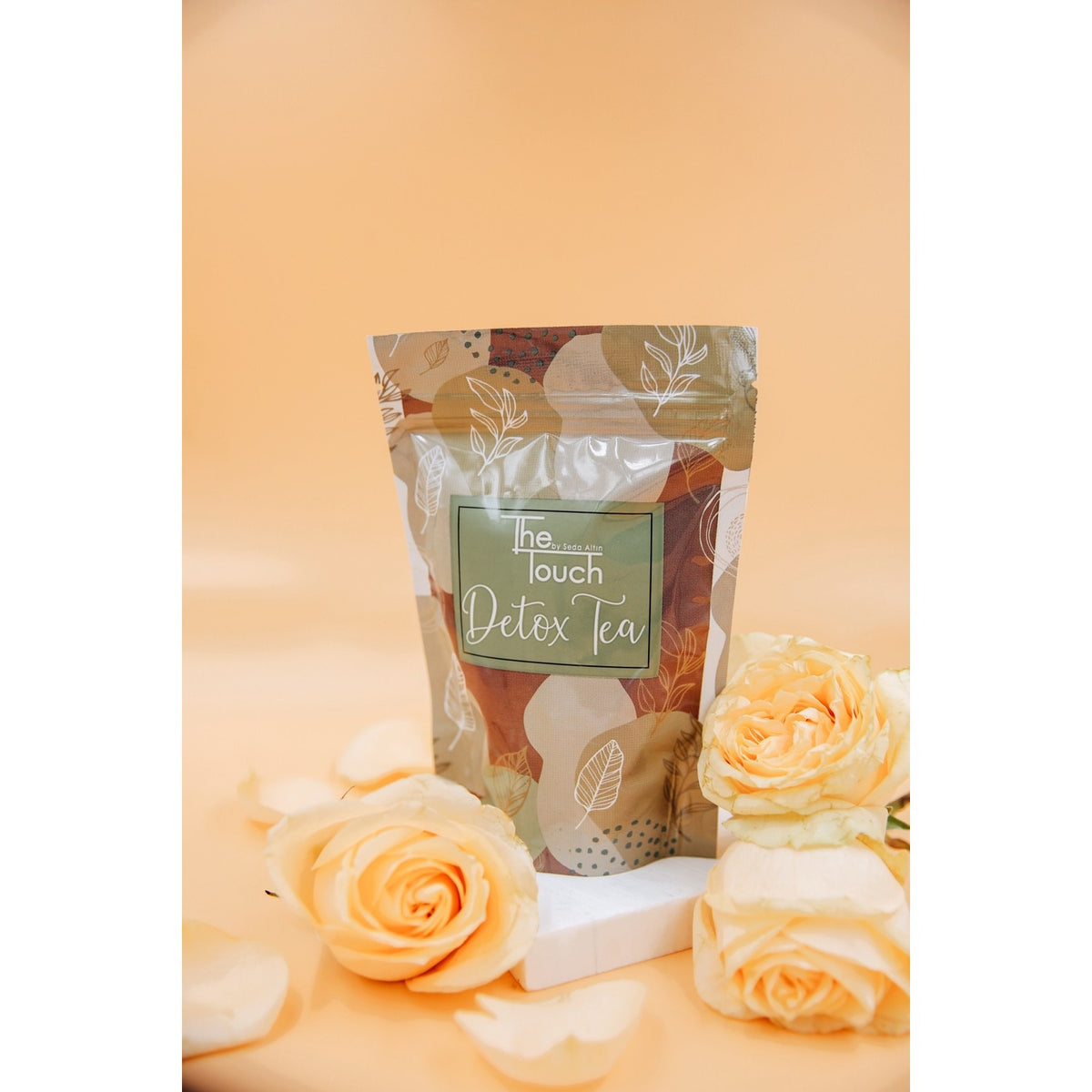 The Touch By Seda gold Detox tea 50 g green tea flavored natural additive-free Turkiye Harmani - MALLTURK