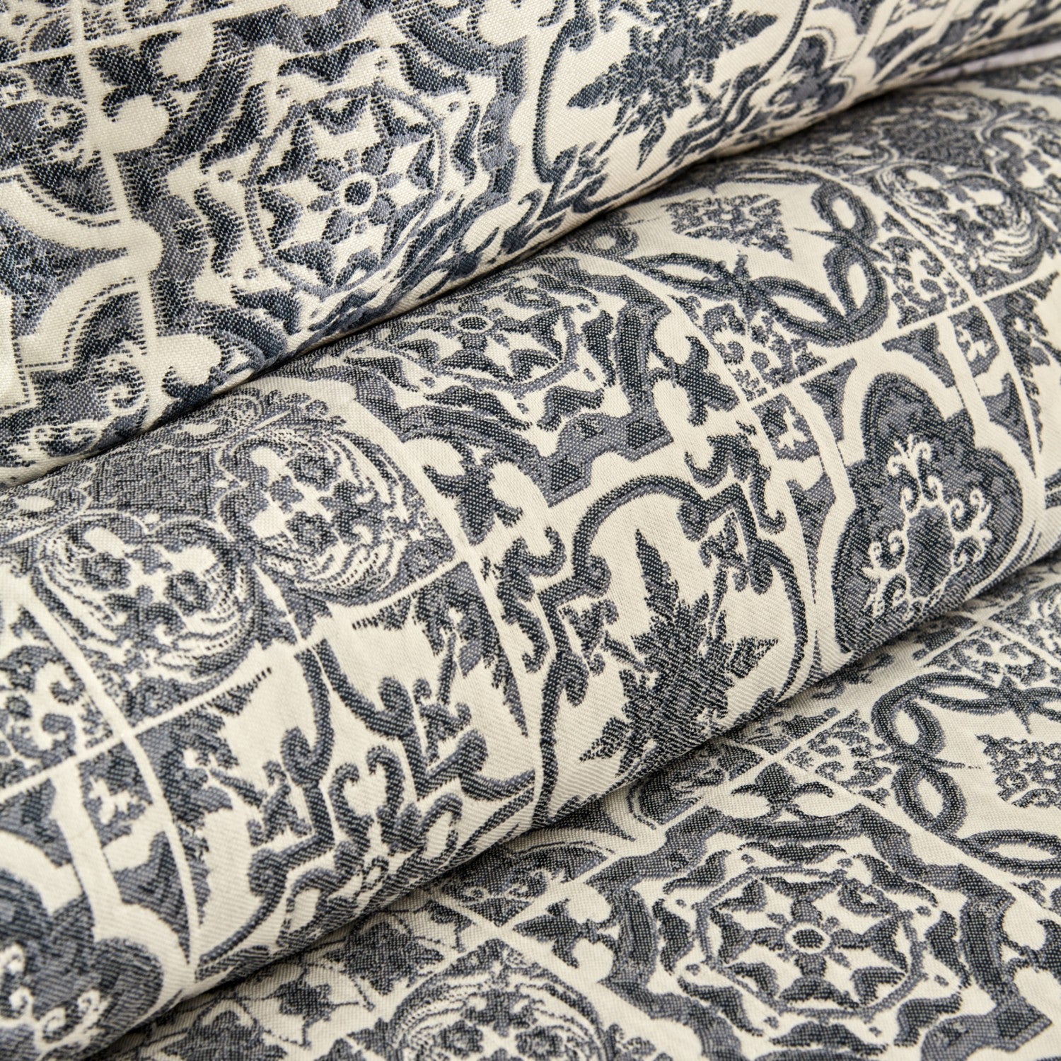 Karaca Home Tiles Double Bedspread Blue - MALLTURK