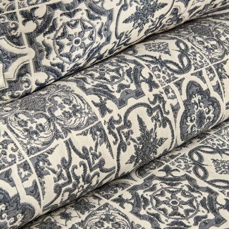 Karaca Home Tiles Double Bedspread Blue - MALLTURK