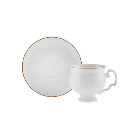 Karaca Malta Turkish Coffee Cup Set for 6, 100 ml - MALLTURK