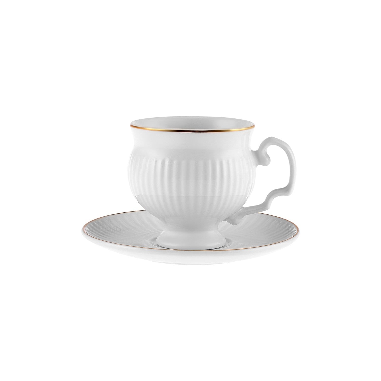 Karaca Malta Turkish Coffee Cup Set for 6, 100 ml - MALLTURK