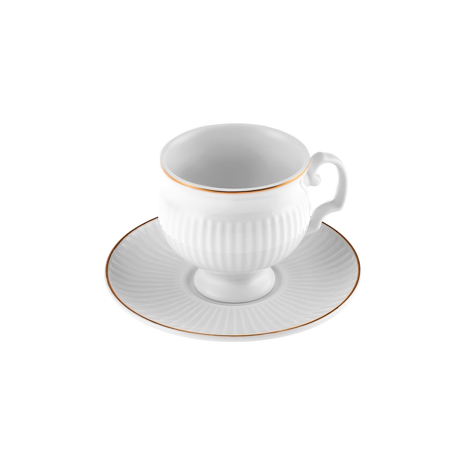 Karaca Malta Turkish Coffee Cup Set for 6, 100 ml - MALLTURK