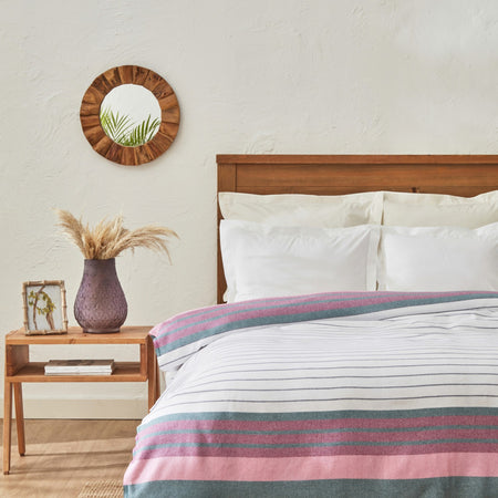 Karaca Home Luis Double Pestemal Quilt Fuchsia - MALLTURK