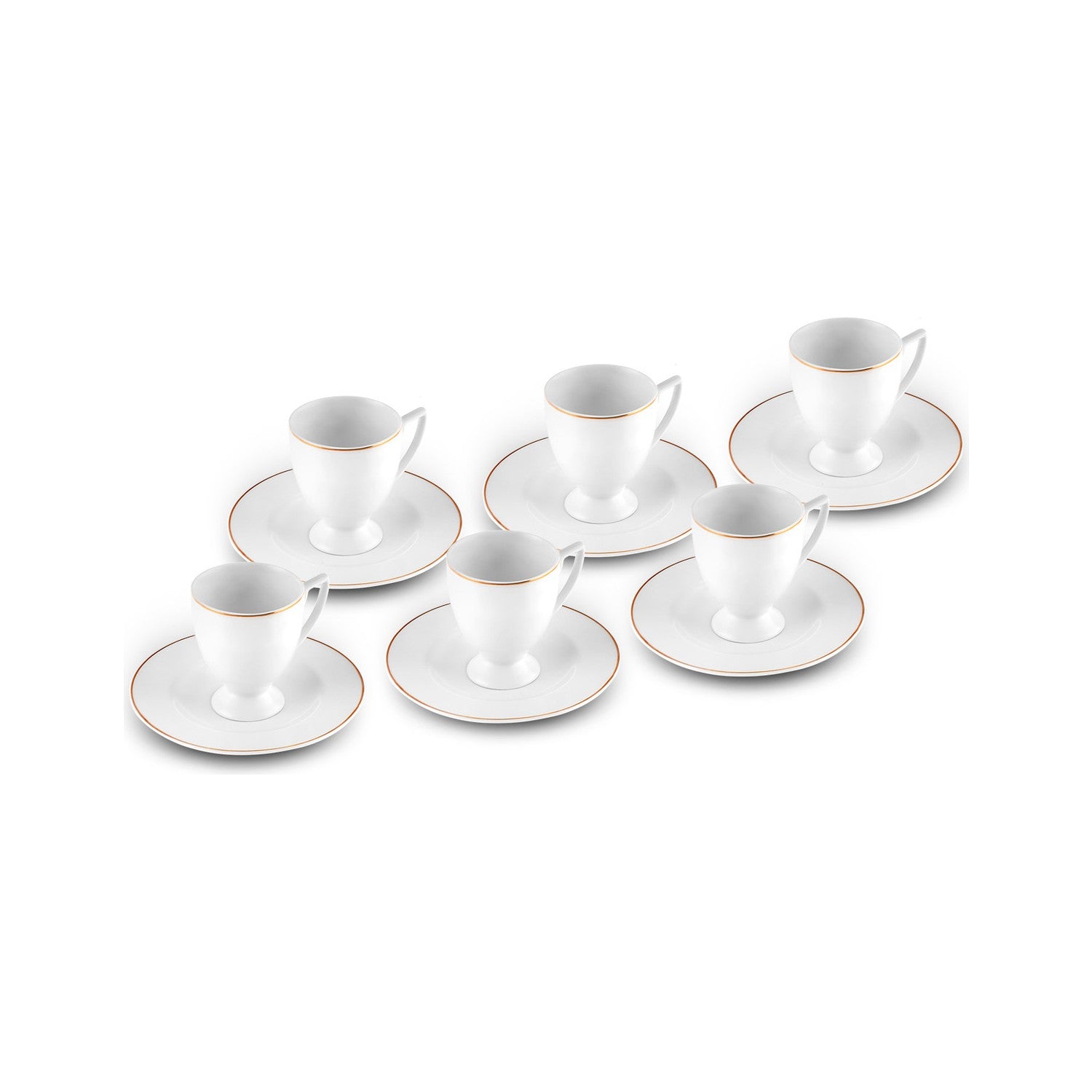 Karaca Boyoz Turkish Coffee Cup Set for 6, 85 ml - MALLTURK