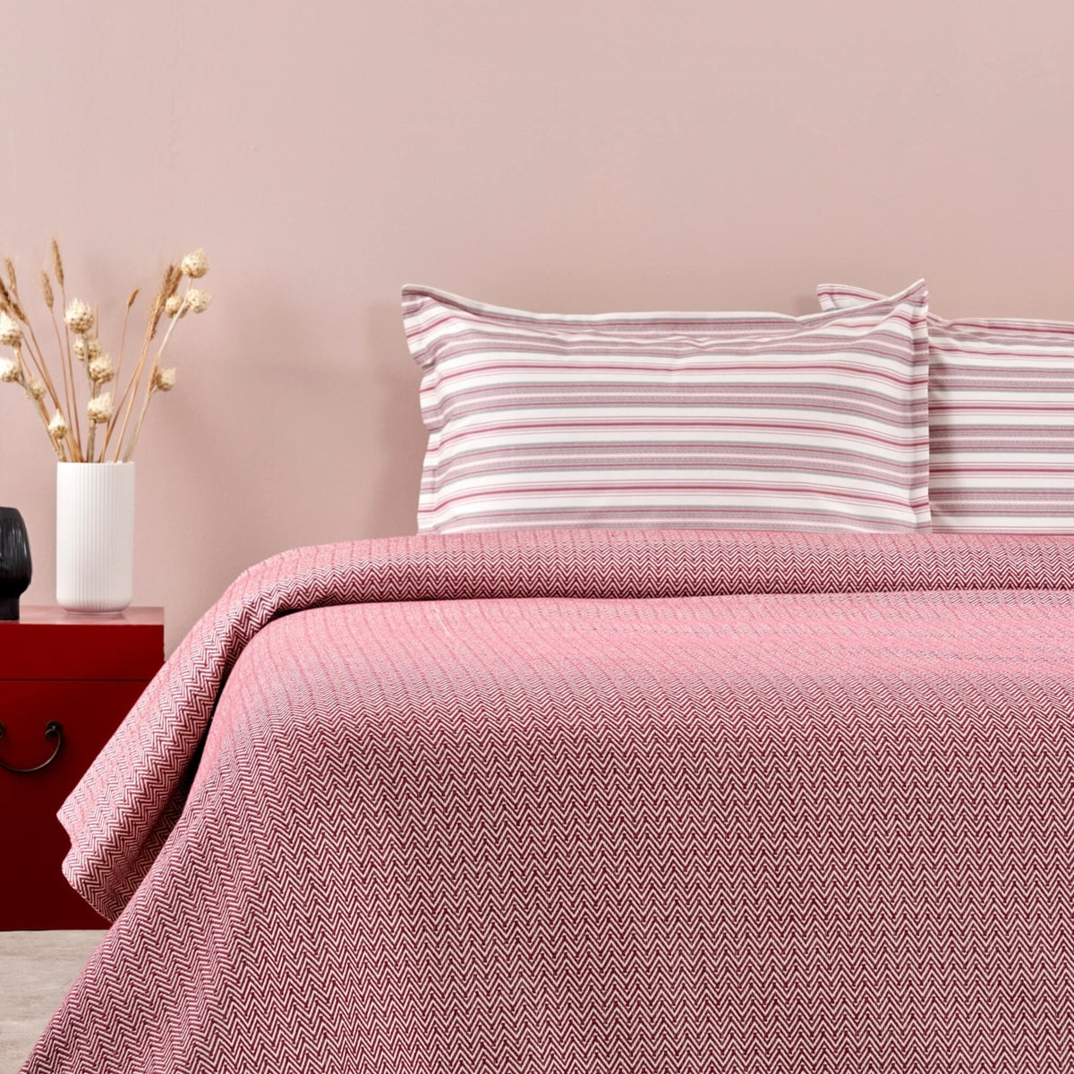 Tac royal Double Softly Bedding Set Burgundy