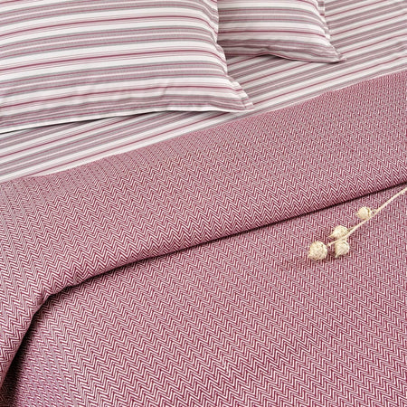 Tac royal Double Softly Bedding Set Burgundy