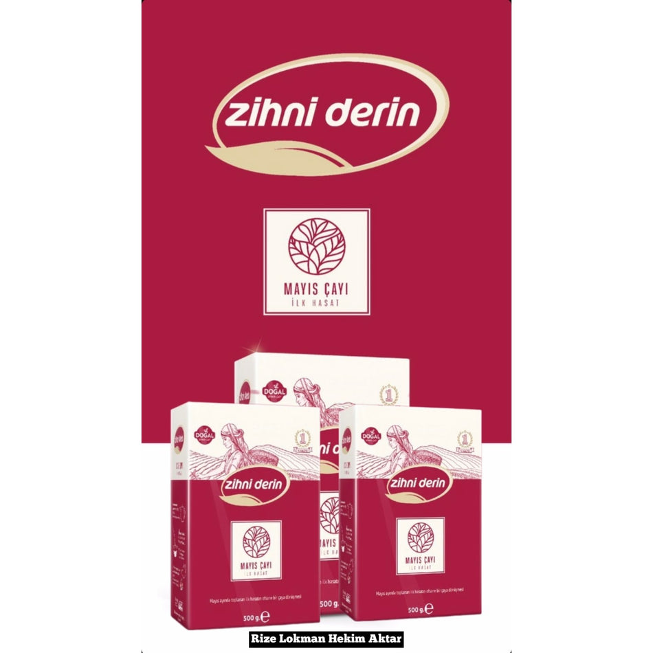 Rize Lokman Hekim Aktar Zihni Derin Ilk Hasat Elek Alti Mayis tea 500 g - MALLTURK