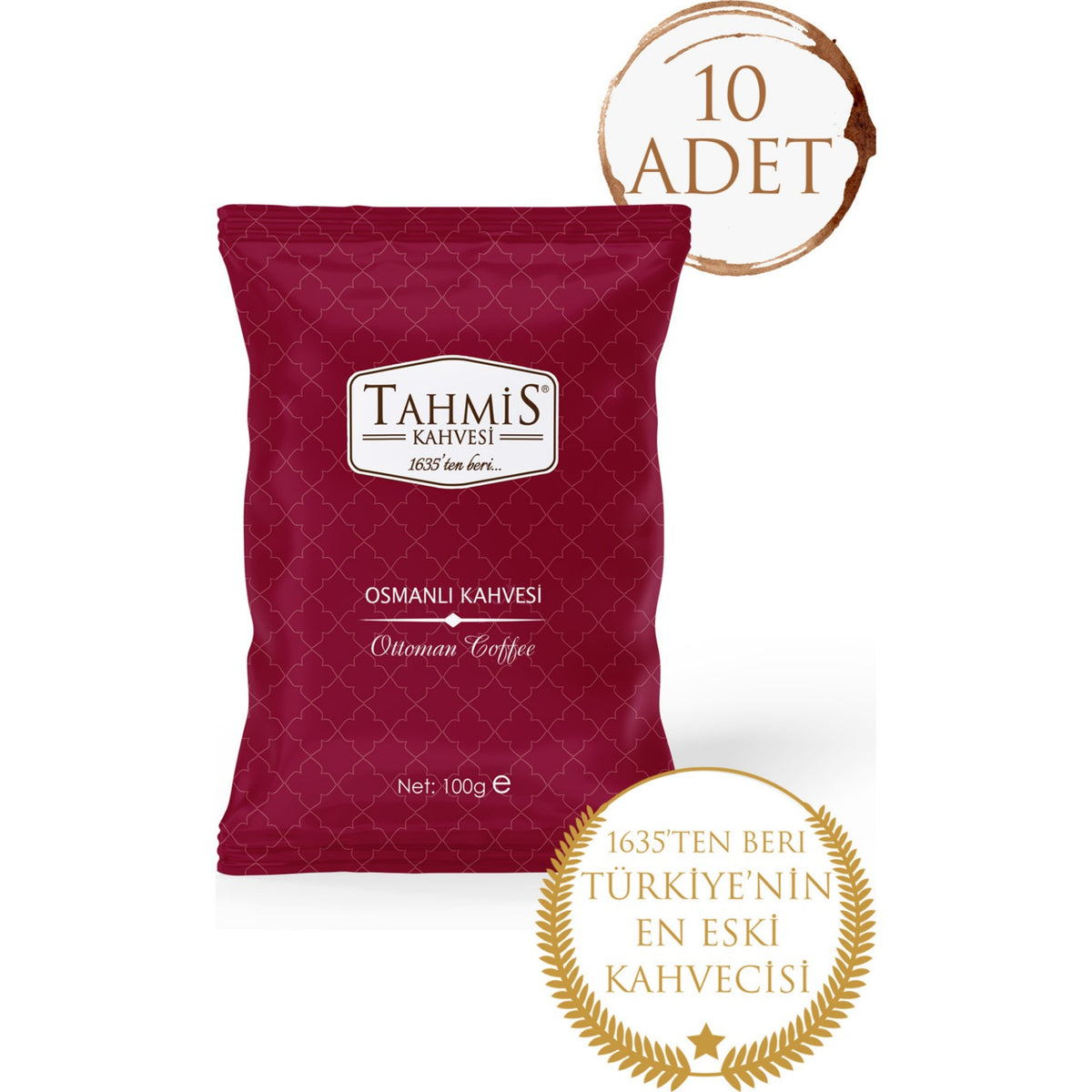 Tahmis Ottoman Coffee 100 gr (10 pack) - MALLTURK