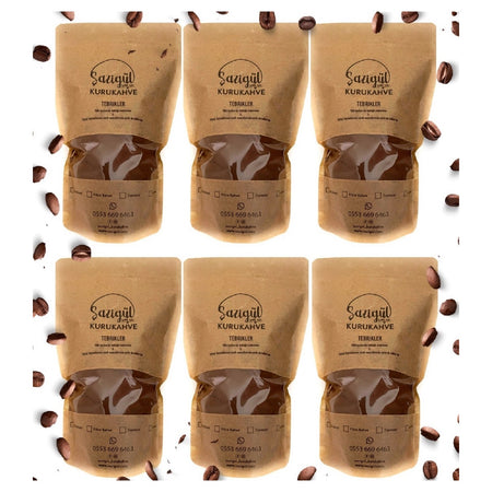 Shazigul Turkish Coffee, 6 Packs of 100g each - MALLTURK