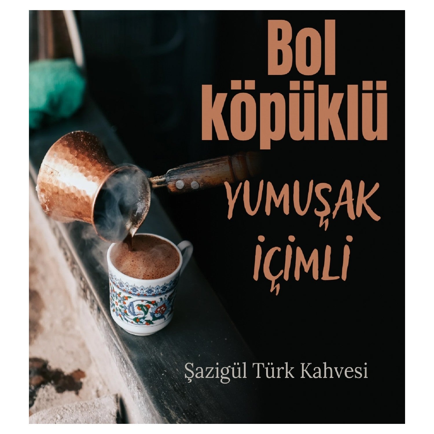 Shazigul Turkish Coffee, 3 Packs of 100g each - MALLTURK