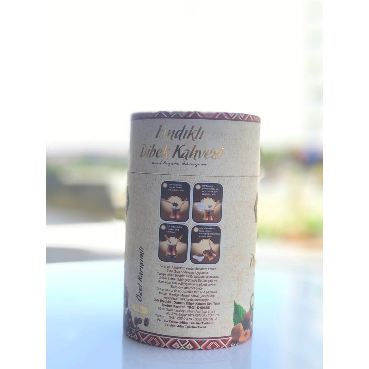 Mirraci sahin Bey Hazelnut Dibek Coffee 250 gr - MALLTURK