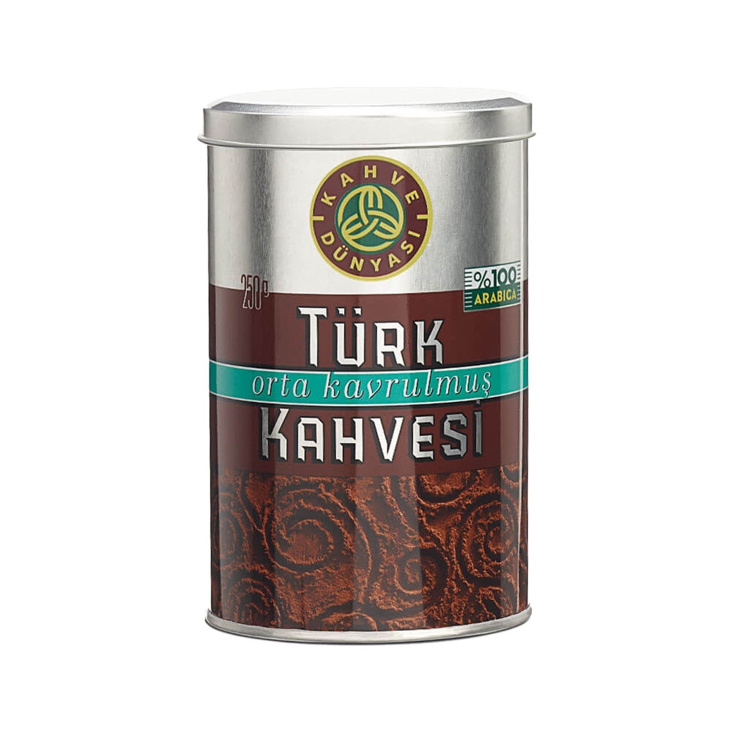 Coffee World Medium Roast Turkish Coffee 250g 100% Arabica Smooth Flavor and Spicy Aroma - MALLTURK