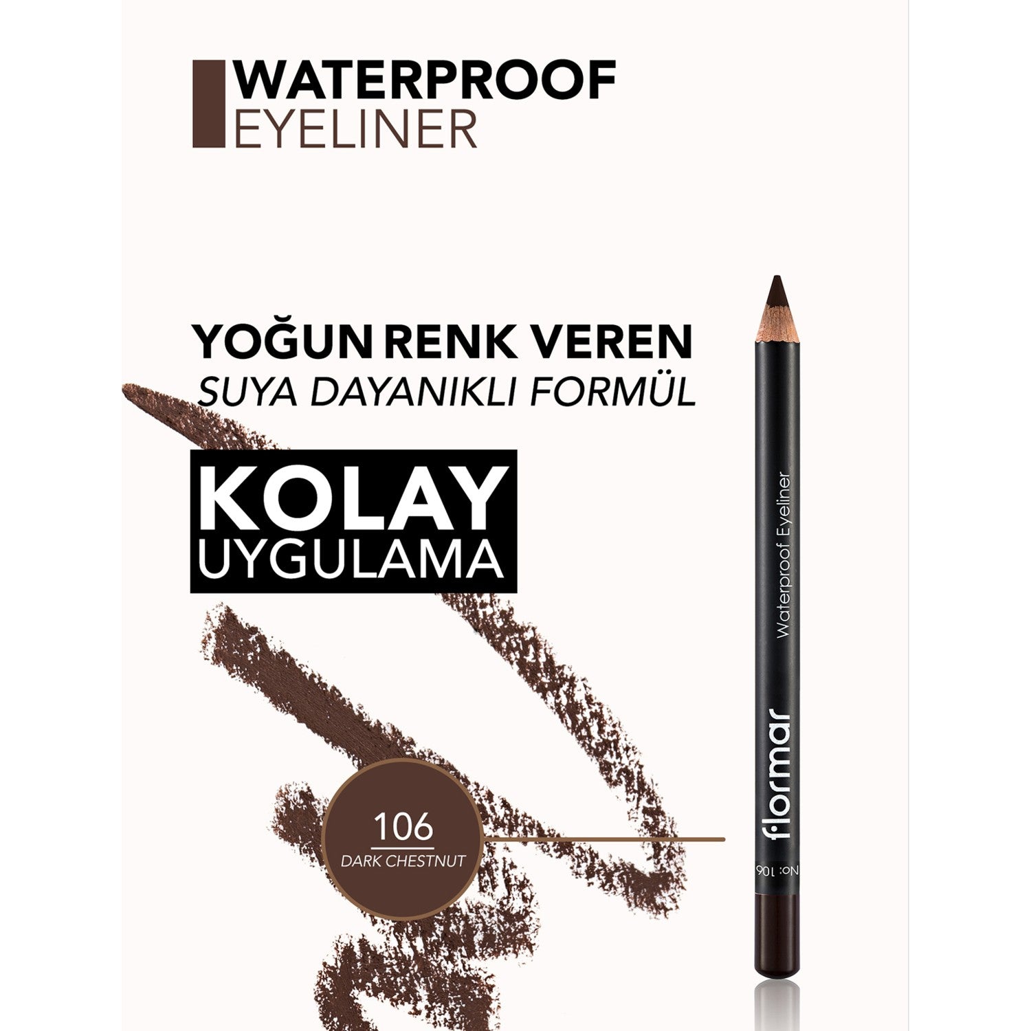 Flormar Waterproof Eyeliner