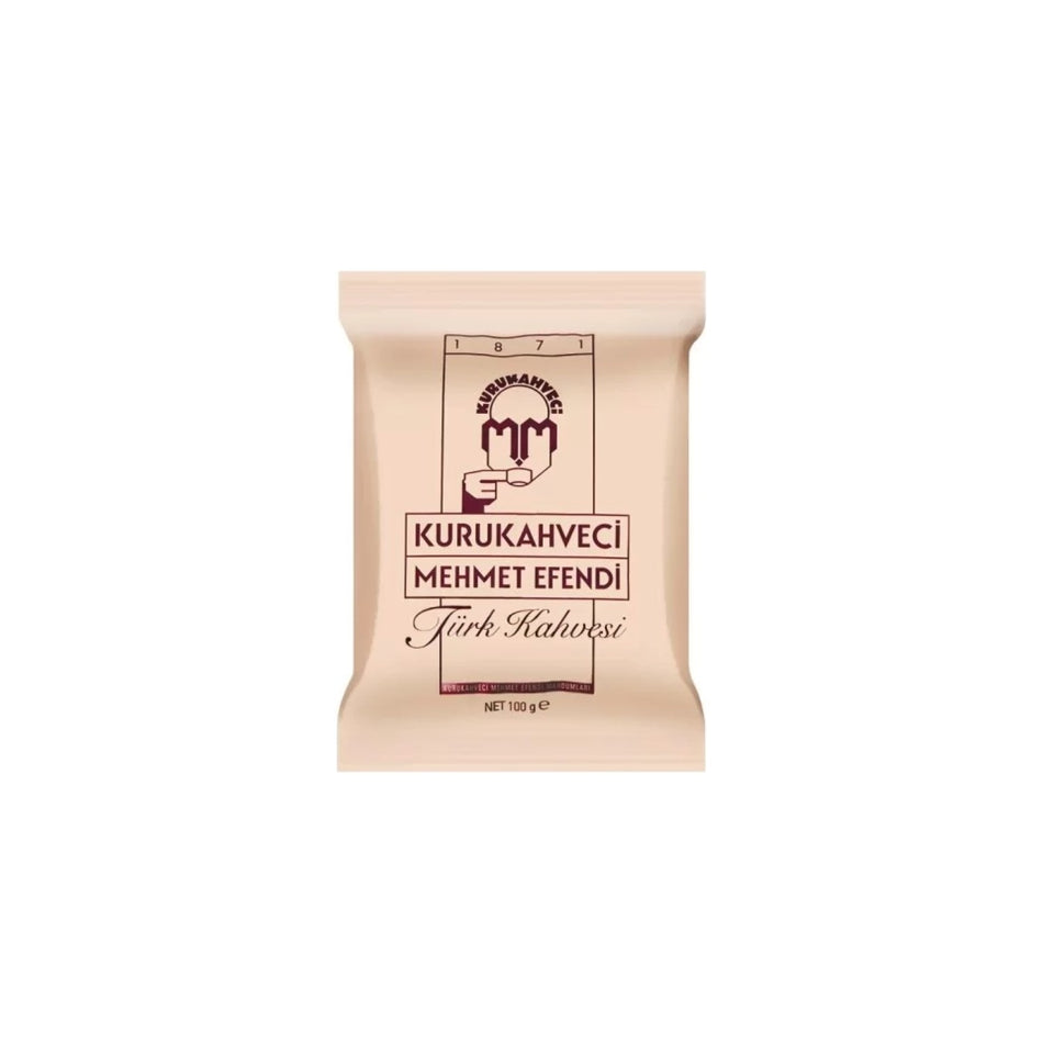 Kurukahveci Mehmet Efendi - Mehmet Efendi Turkish Coffee, 100 gr, 25 Packs - MALLTURK