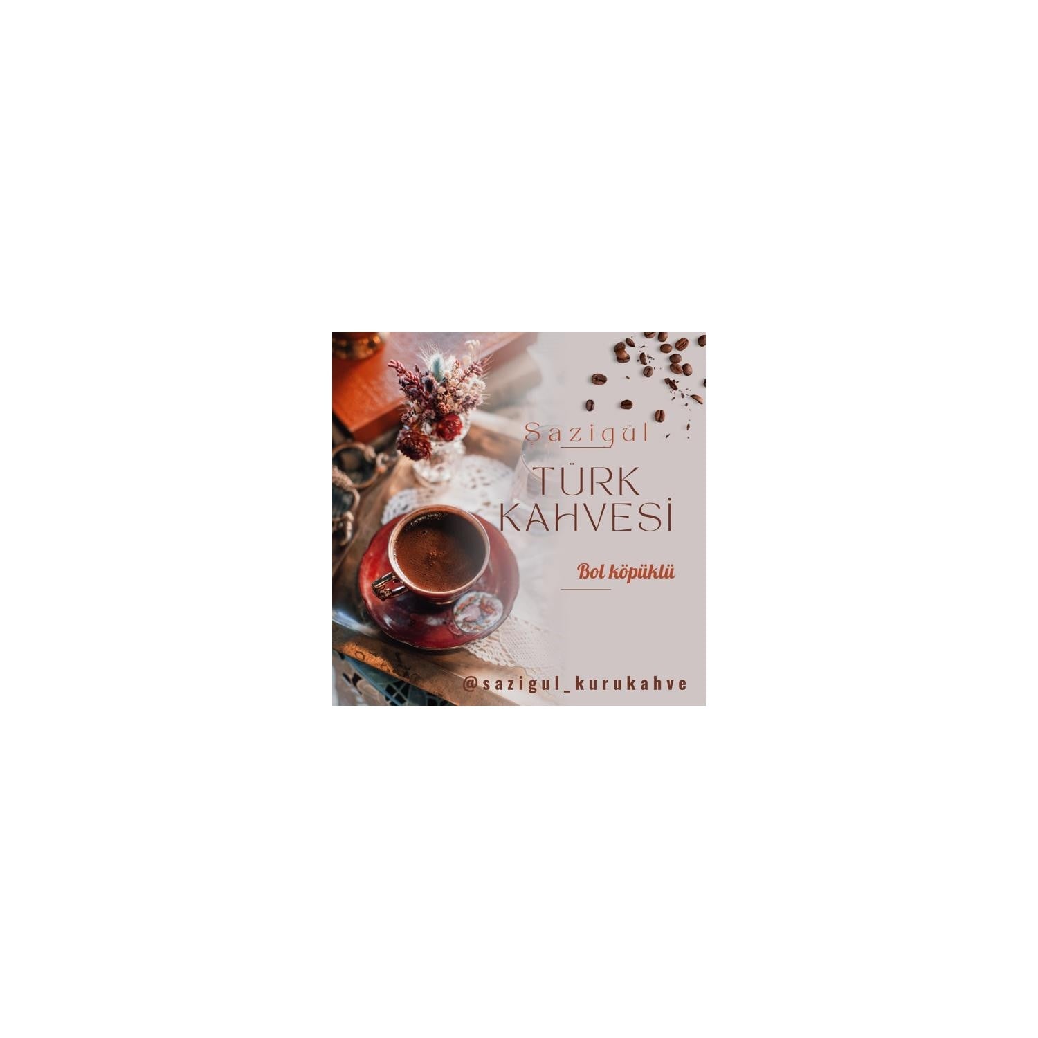 Shazigul Turkish Coffee, 4 Packs of 100g each - MALLTURK
