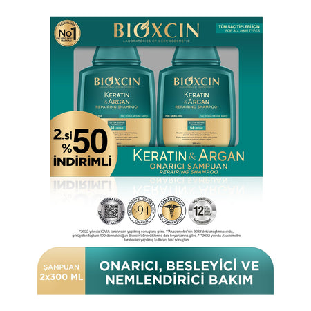 Bioxcin Keratin and Argan Repair Shampoo