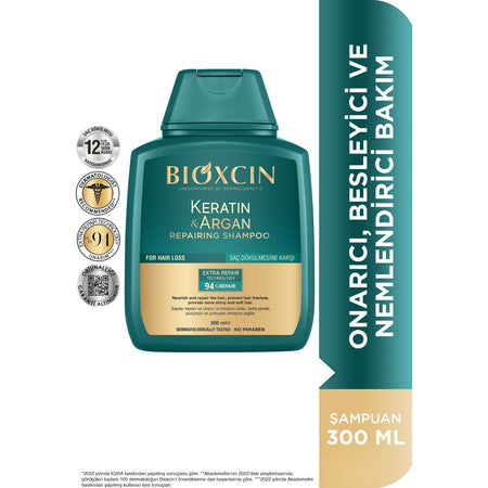 Bioxcin Keratin and Argan Repair Shampoo