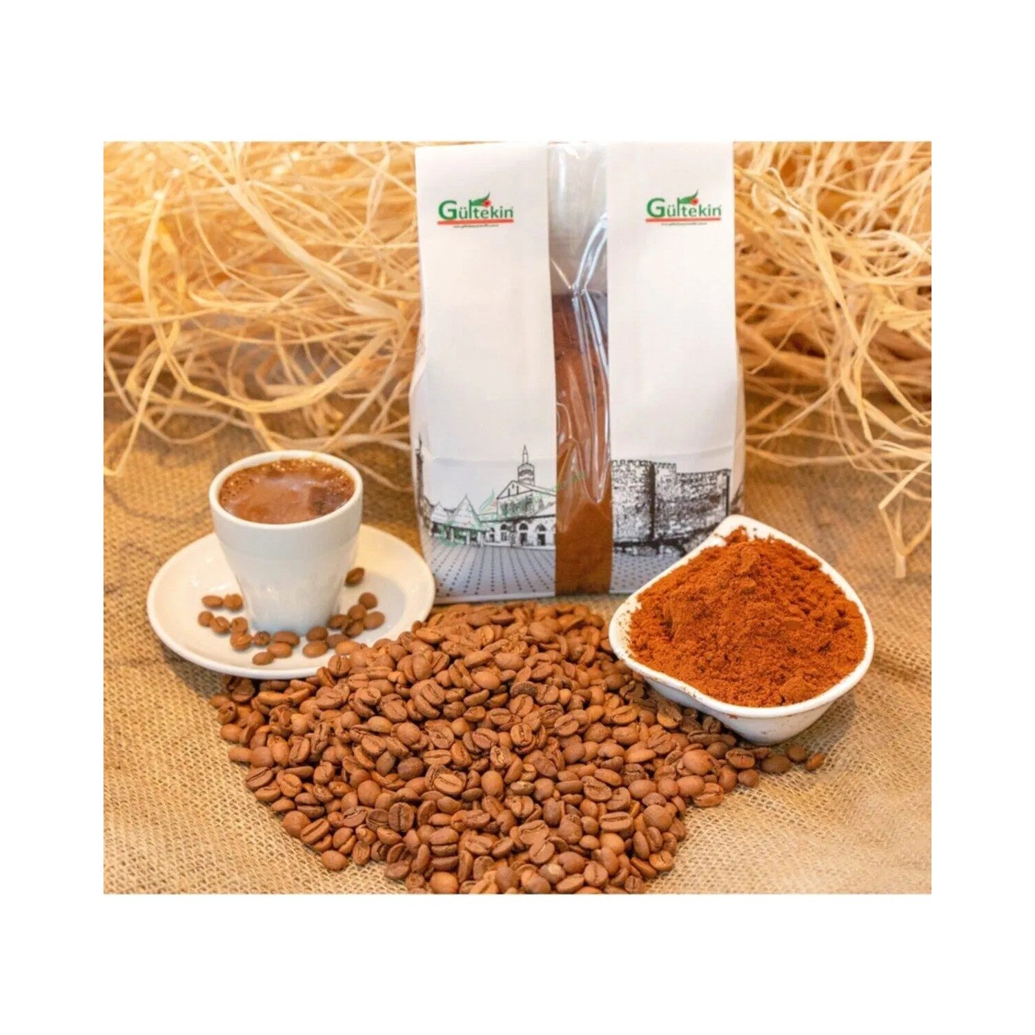 Gokbay Dried Nuts & Freshly Ground Turkish Coffee 200 gr - MALLTURK