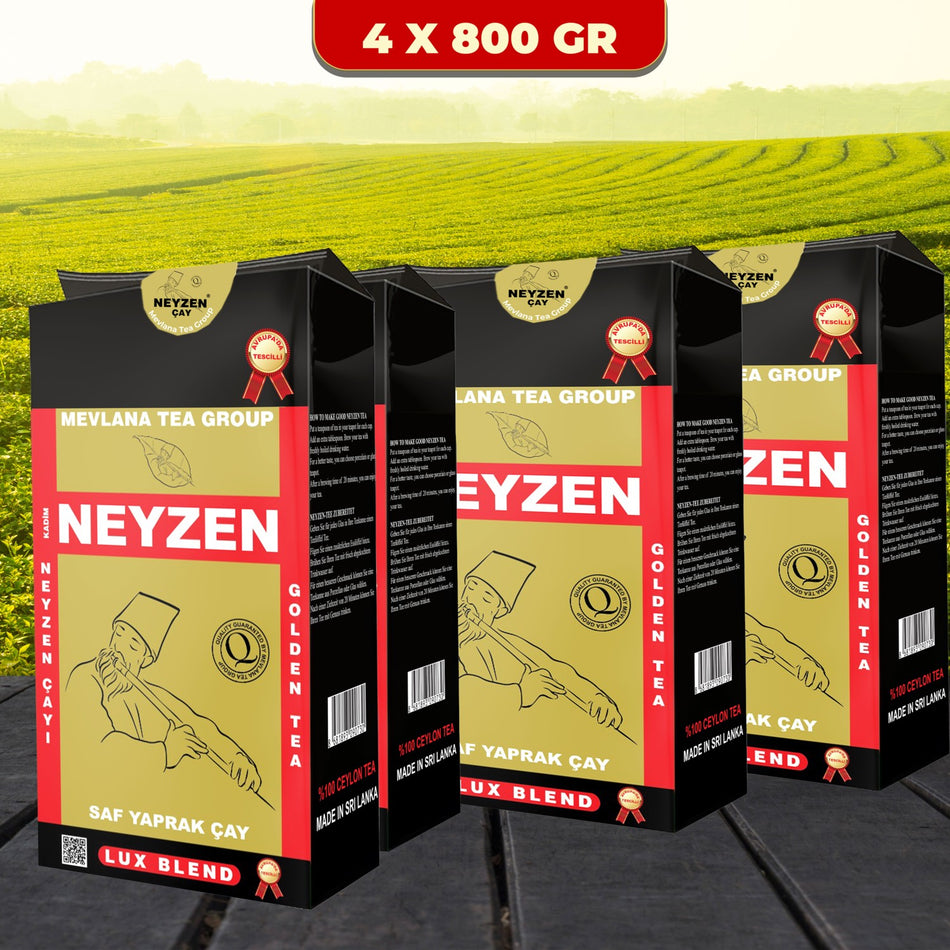 MEVLANA CAYIMevlana tea %100 Ceylon Saf leaf tea Sri Lanka Efsanesi loose leaf black tea 4 x 800 g - MALLTURK