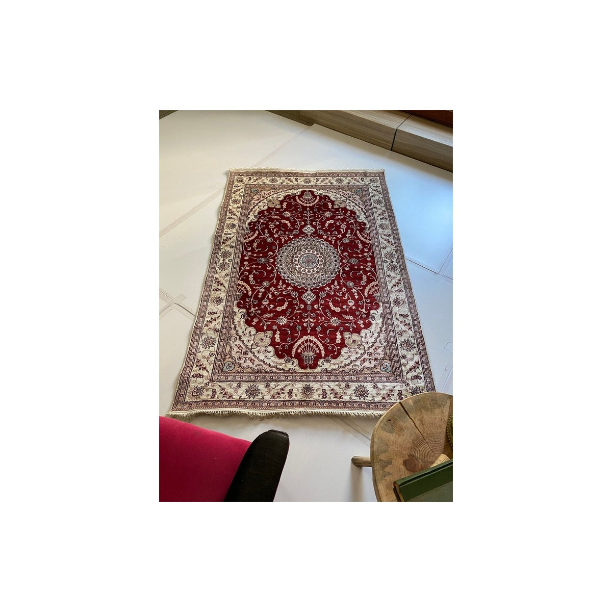 Sirvan Hali Hand-Woven Silk Rug 122 x 176 cm - MALLTURK