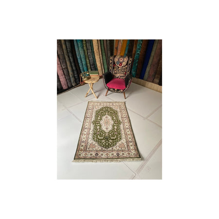 Sirvan Hali Hand-Woven Silk Rug 93 x 150 cm - MALLTURK