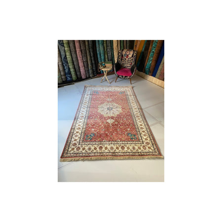 Sirvan Hali Hand-Woven Silk Rug 150 x 236 cm - MALLTURK