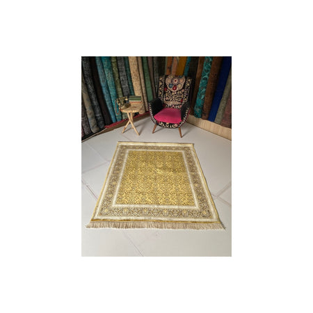 Sirvan Hali Hand-Woven Silk Rug 125 x 150 cm - MALLTURK