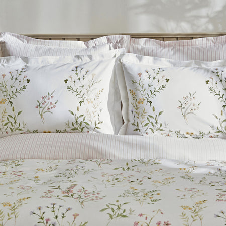Karaca Home Sera %100 Cotton Double Duvet Cover Set Green - MALLTURK