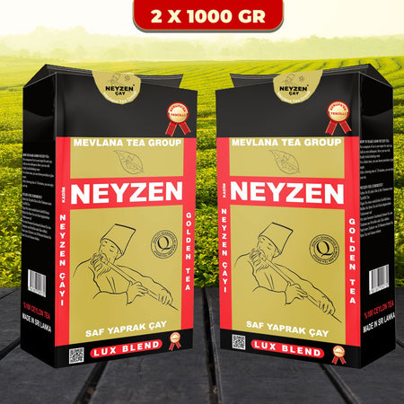 Neyzen tea 2 x 1000 G - Saf leaf tea Sri Lanka Efsanesi Mevlana Tea Group loose leaf black tea - MALLTURK